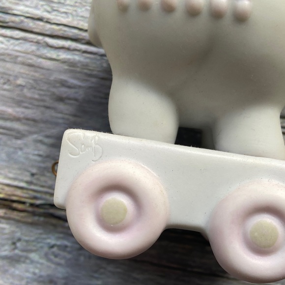 Vintage Precious Moments Birthday Train 4th Birthday Elephant with Box - Picture 4 of 15